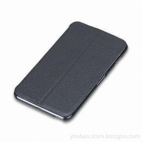 Slim Leather Case, Fit for Samsung Galaxy Note i9220, Comes in Black with Elegant/Beautiful Design
